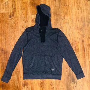 Abercrombie And Fitch Gray Long Sleeve Hooded Sweater Hoodie Top Shirt Small